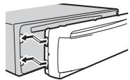 PIONEER DEH-4800DAB - Abnehmen des Bedienfelds - 3