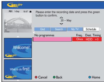 PHILIPS DVDR3570H - Enregistrement programme (manuel) - 3