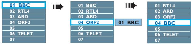 PHILIPS DVDR3570H - Trier chaines - 1
