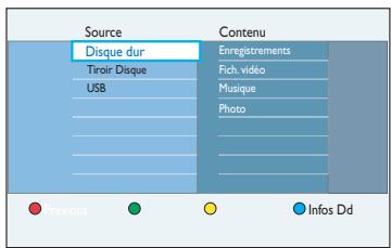 PHILIPS DVDR3570H - Appuyez sur HOME - 1
