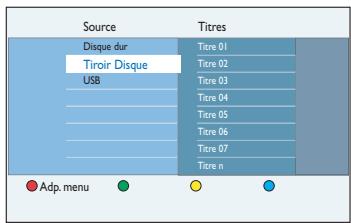 PHILIPS DVDR3570H - Modification de l'affichage pour un DVD inscrittable. - 1