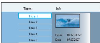 PHILIPS DVDR3570H - Changement du nom du titre - 1