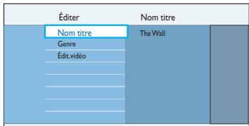 PHILIPS DVDR3570H - Changement du nom du titre - 2