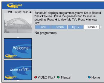 PHILIPS DVDR3570H - Enregistrement programme (manuel) - 2