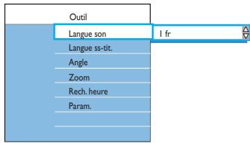 PHILIPS DVDR3570H - Utilisation des options de la barre d'outils - 3