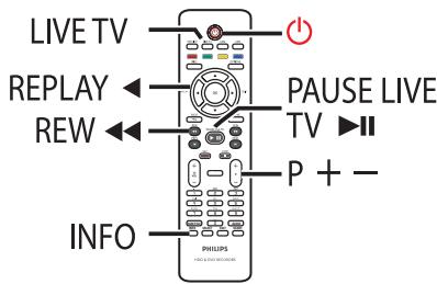PHILIPS DVDR3570H - Visionnage d'émissions en direct - 1