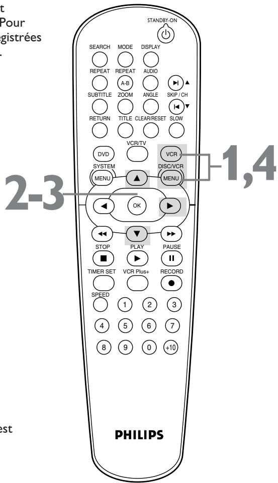 PHILIPS DVD750VR - Appuyez sur ou pour sélectionner HIFI. m est affiché à côté de HIFI. - 1