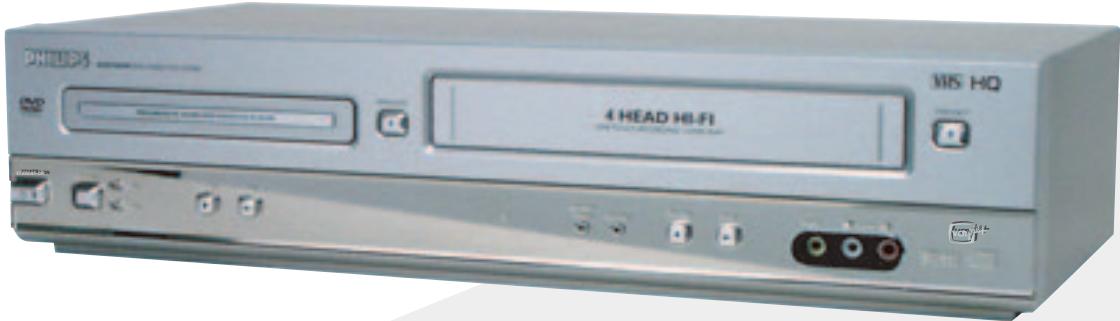 PHILIPS DVD750VR - Guide d'utilisation du lecteur de disque vidéo numérique et magnétoscope à vidécassette - 1