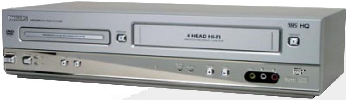 PHILIPS DVD750VR - Digital Video Disc Player & Video Cassette Recorder Owner's Manual - 1