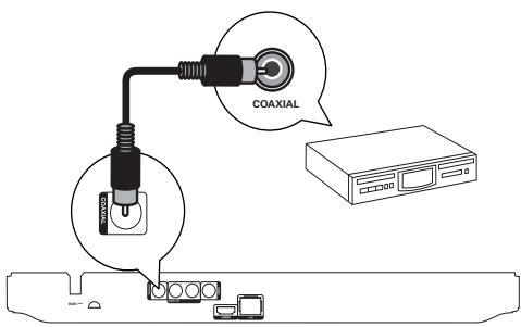 PHILIPS BDP-2800 - Connexion à la prise coaxiale - 1