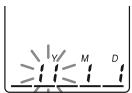 SONY ICD-BX112, ICDBX132.CE7, ICDPX232.CE7 - Étape 4 : Réglage de l'horloge - 1
