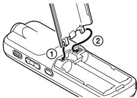 SONY ICD-BX112, ICDBX132.CE7, ICDPX232.CE7 - Étape 2 : Préparation d'une source d'alimentation - 1