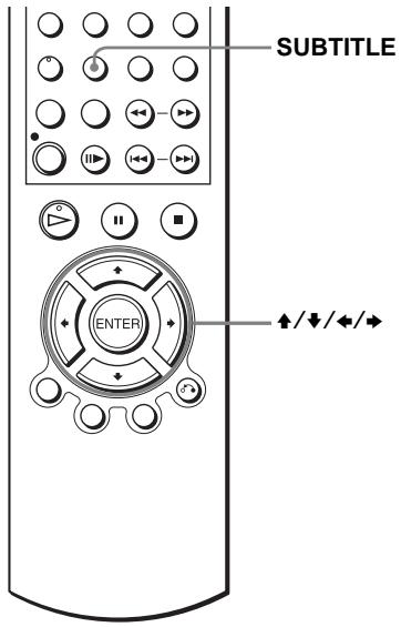 SONY SLV-D950GI - Displaying the subtitle - 1