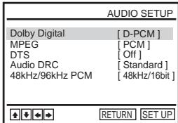 SONY SLV-D950GI - Audio Setup DVD - 6