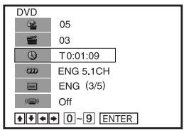 SONY SLV-D950GI - To playback from the desired title/track counter position - 1