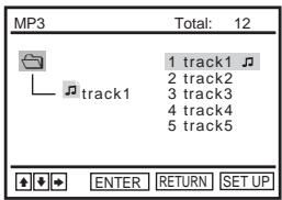 SONY SLV-D950GI - Playing an MP3 audio track DATA-CD - 10