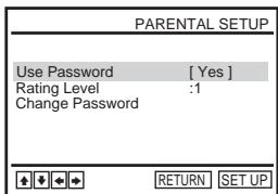 SONY SLV-D950GI - Parental Control (limiting playback by children) - 18
