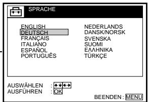 SONY SLV-SE850D - Menüdiagramm - 9