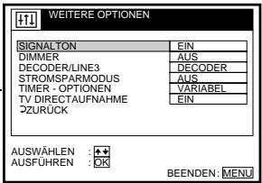 SONY SLV-SE850D - Menüdiagramm - 5
