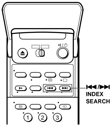 SONY SLV-SE850D - Suchen mit der Indexfunktion - 1