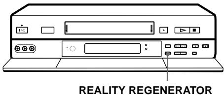 SONY SLV-SE850D - Hinweise zur RR-Funktion (RR = Reality Regenerator - 1