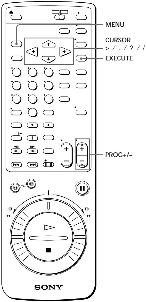 SONY SLV-X842 - Tuning the VCR to TV channels manually - 1