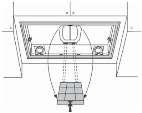 DE DIETRICH DHG556XP1 - -Entretien du filtré à charbon: - 1