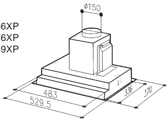 DE DIETRICH DHG577XP1 - Maße - 1