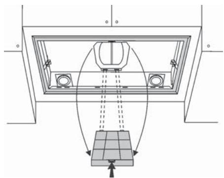 DE DIETRICH DHG589XP1 - -Maintenance of the charcoal filter: - 1