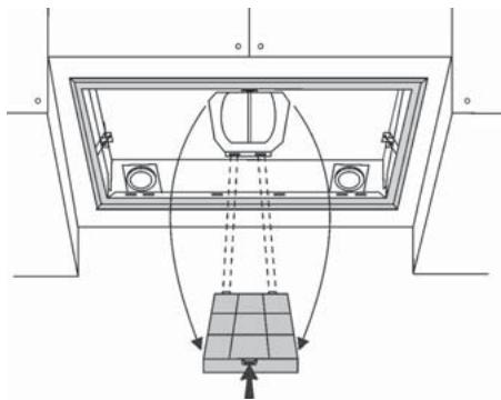 DE DIETRICH DHG589XP1 - - Wartung der Kohlefilter: - 1