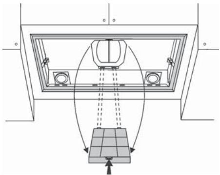 DE DIETRICH DHG589XP1 - -Onderhoud van de koolstofffilter: - 1