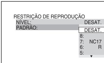 SONY SLV-D930GI - Pressione ↑/↓ para selecionar "NÍVEL", depois pressione ENTER. - 1