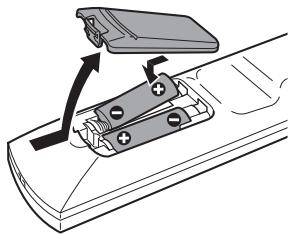 SONY SLV-D930GI - Passo 2: Inserindo as Pilhas no Controle Remoto - 1