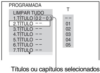 SONY SLV-D930GI - Criando seu próprio programa (Reprodução Programada) DVD - 6