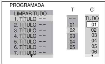 SONY SLV-D930GI - Criando seu próprio programa (Reprodução Programada) DVD - 5
