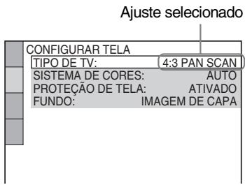 SONY SLV-D930GI - Seleccione um ajuste utilizando ↑/↓, depois pressione ENTER. - 1