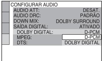 SONY SLV-D930GI - Pressione ↑/↓ para selecionar o tipo de sinal Dolby Digital que deseja enviar para o receiver (amplificador AV). - 1