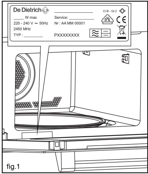 DE DIETRICH DME 1145 B,  DME 1145 M,  DME 1145 W,  DME 1145 X - - Nettoyage de la surface exterieure - 3