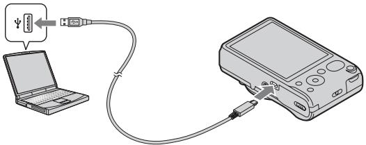 SONY CYBERSHOT DSC-HX10V - Ładowanie przez podłączenie do komputera - 1