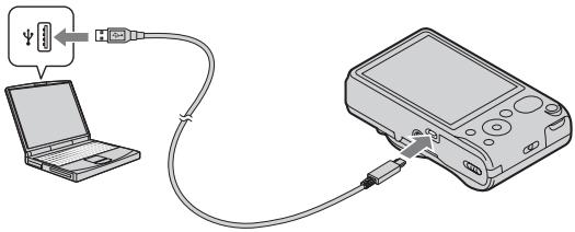 SONY CYBERSHOT DSC-HX10V - Lade ved å koble til en datamaskin - 1