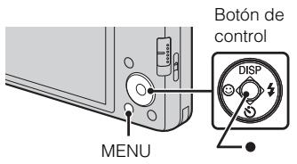 Botón de control MENU DISP