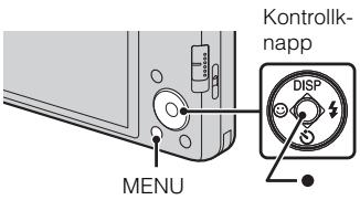 Kontrollknapp MENU