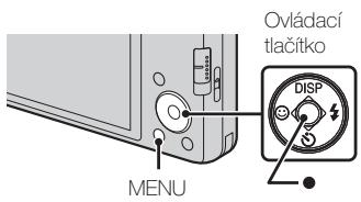 Ovládací tlačítko DISP MENU