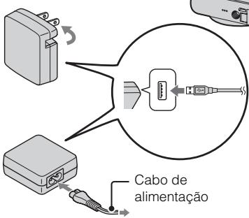 SONY DSC-WX300B - Carregar a bateria - 1