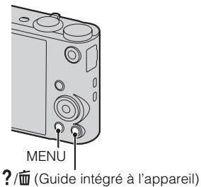 SONY DSC-WX300B - Guide intégré à l'appareil - 1