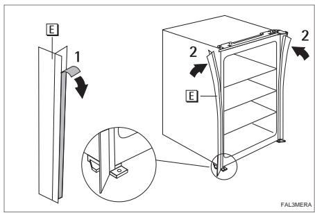 DE DIETRICH DRH 914 JE - Démontage de la porte de l.appareil - 4