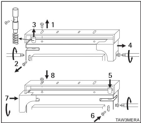DE DIETRICH DRH 914 JE - Door reversal - 3