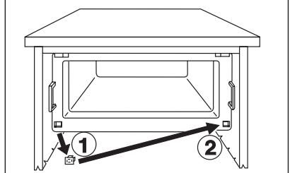 DE DIETRICH DRH 914 JE - Wechsel des Turanschlags beim Gefrierfach - 3