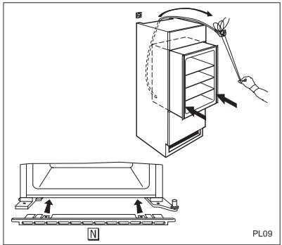 DE DIETRICH DRH 914 JE - Geratetür abnehmen - 5
