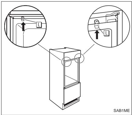 DE DIETRICH DRH 914 JE - Démontage de la porte de l.appareil - 7